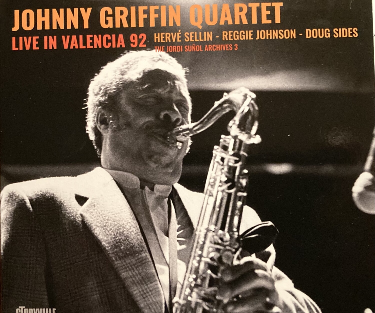 2025« Live in Valencia 92 » Johnny Griffin Quartet avec Reggie Johnson et Doug Sides -Storyville